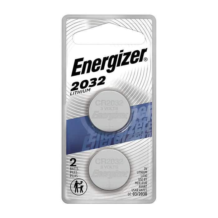 Pile miniature 3V au lithium CR2032 - Paquet de 2
