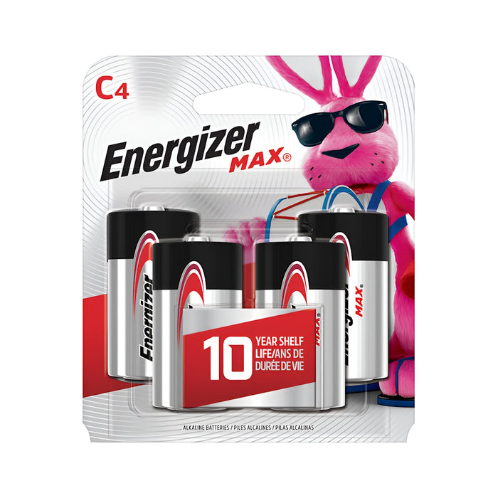 Piles alcaline Energizer C - Paquet de 4