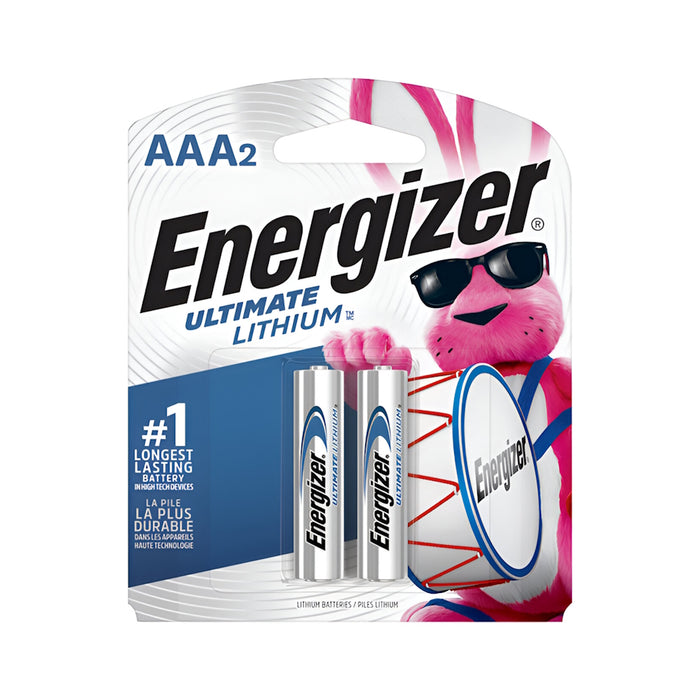 Piles Energizer Ultimate Lithium AAA - Paquet de 2