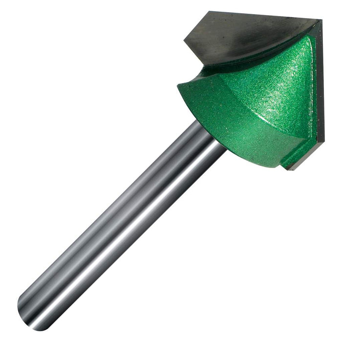 Fer à rainurer en «V» à 90° (1/2"x1/2") à tige 1/4"