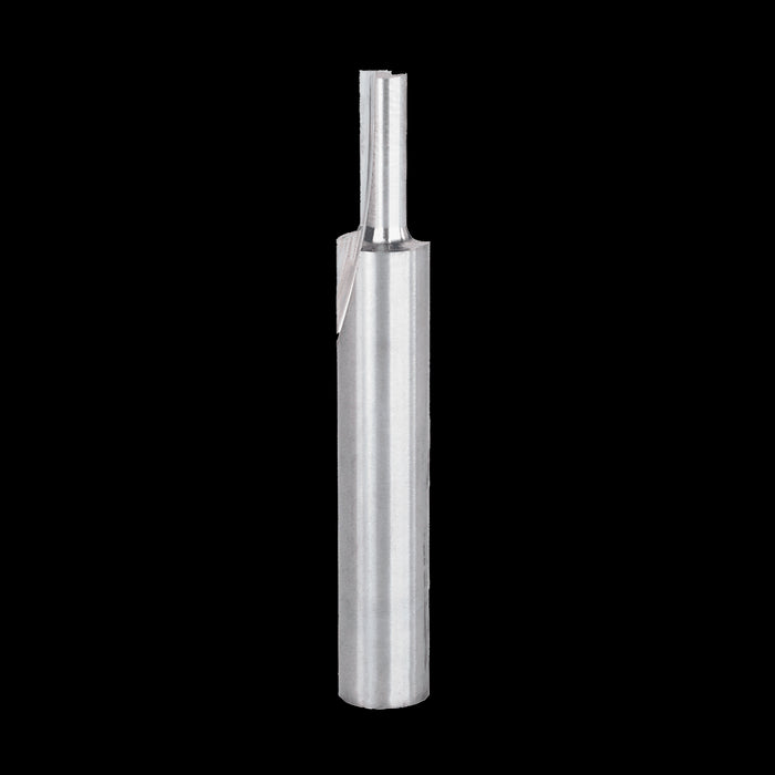 Mèche droite à 2-cannelures (1/8"x3/8") à tige 1/4"