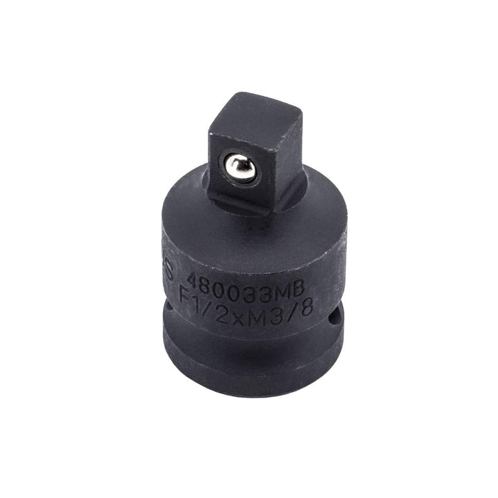 Adaptateur pour douilles à chocs, 1/2" à 3/8"