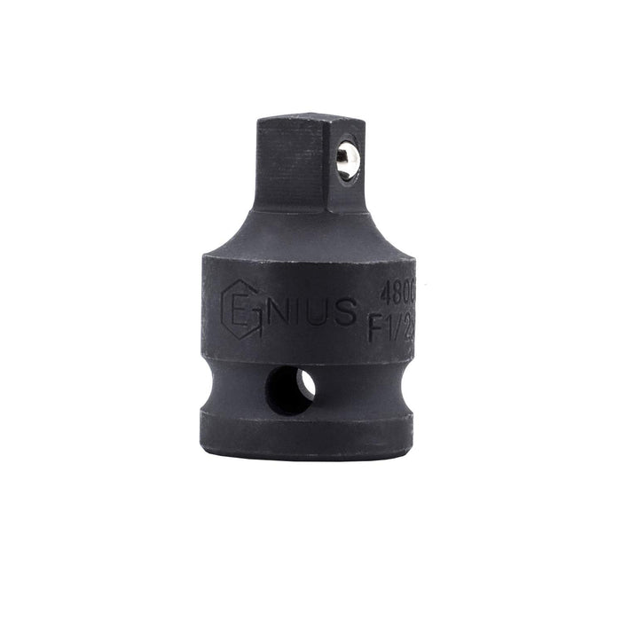 Adaptateur pour douilles à chocs avec bille d'acier, 1/2" à 3/8"