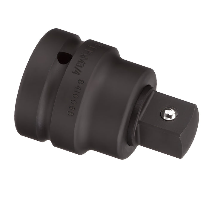 Adaptateur pour douilles à chocs avec bille d'acier, 1" à 3/4"