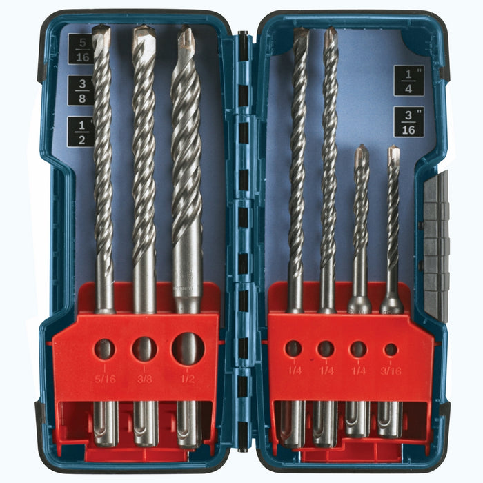 Ens. de 7 forets pour marteau perforateur SDS-plus® Bulldog™