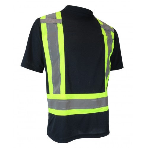 T-Shirt à manches courtes haute-visibilité, Quick-Dry