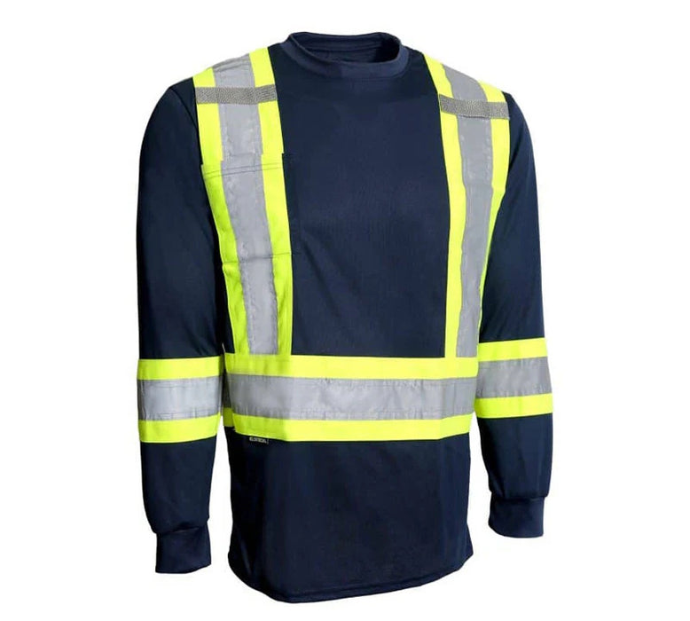 T-Shirt à manches longues haute-visibilité, Quick-Dry