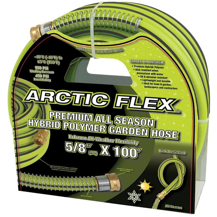 Boyau d'arrosage hybride ARCTIC FLEX™ 100'x5/8"