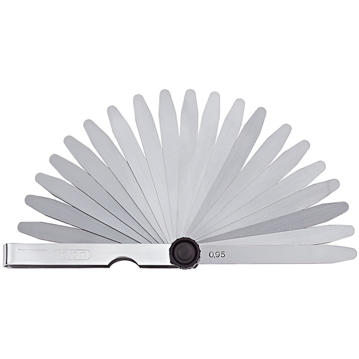 Jauge faite d’un jeu de lames en acier 0.05mm-1mm
