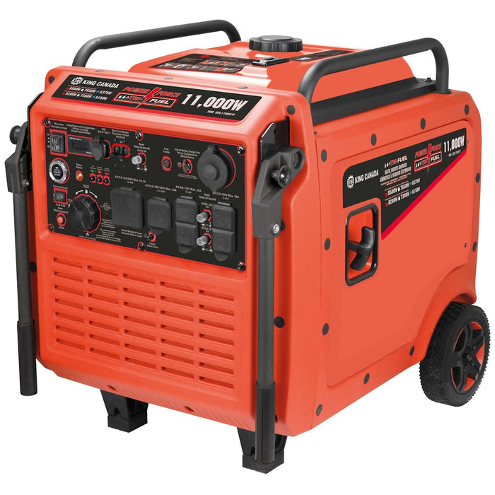 Génératrice à inverseur électronique à triple carburant 11 000W