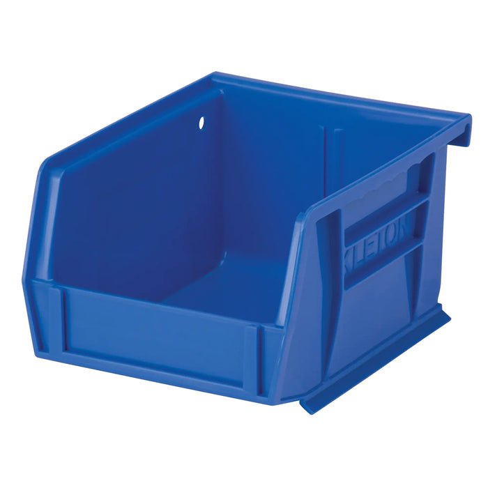 Bac de rangement en plastique 5" X 4" X 3" - Bleu