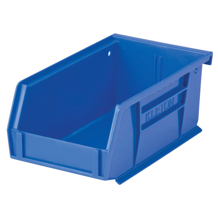 Bac de rangement en plastique 7" X 4" X3" - Bleu