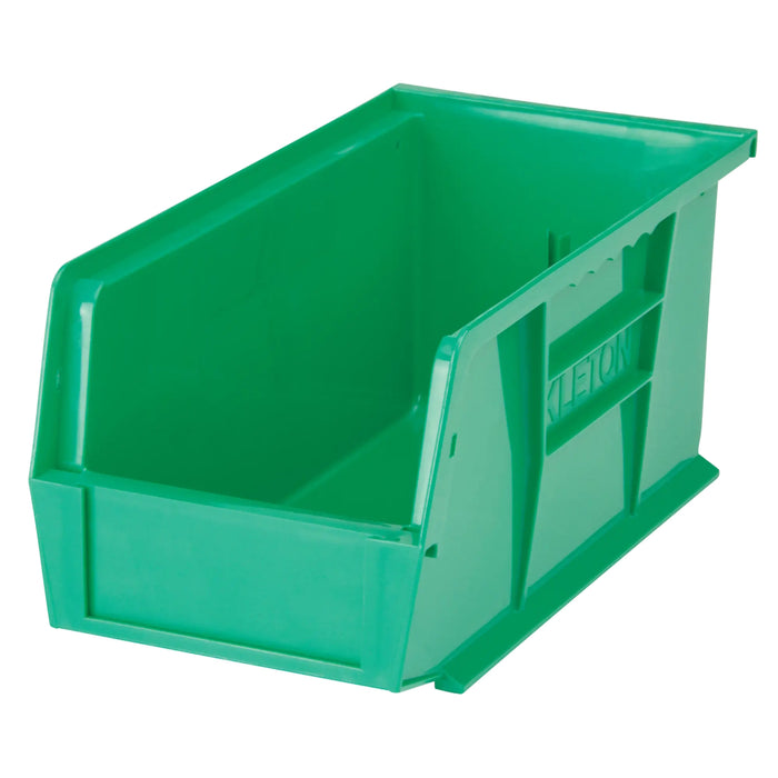 Bac de rangement en plastique 5.5" X 11" X 5" - Vert