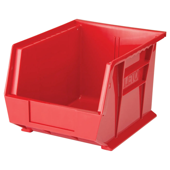 Bac de rangement en plastique 11" X 8" X 7" - Rouge