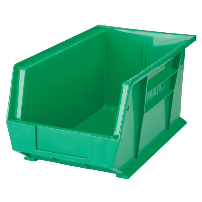 Bac de rangement en plastique 15" X 8" X 7" - Vert