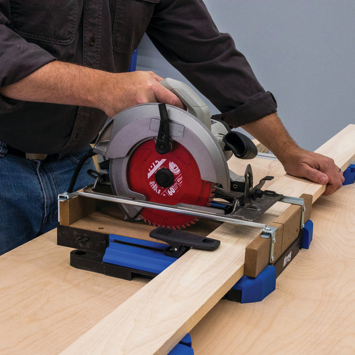 Station de coupe pour scie circulaire