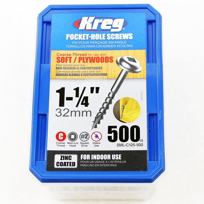 Vis à bois no8, 1-1/4'' - Kreg
