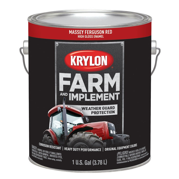 Peinture antirouille pour machinerie agricole - Rouge Massey Ferguson - Fini lustré - 946 mL