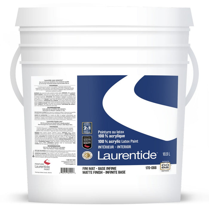Peinture 2en1 Mat - Laurentide - 20L