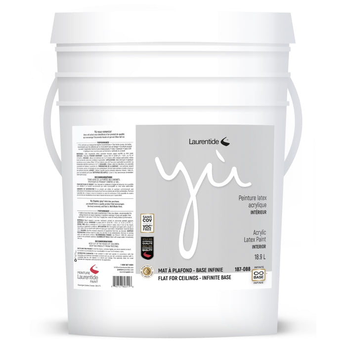 Peinture 2en1 Yù Mat Plafond - Laurentide - 20L