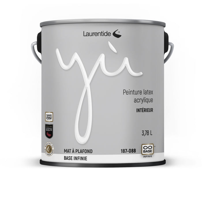 Peinture 2en1 Yù Mat Plafond - Laurentide - 3,78L