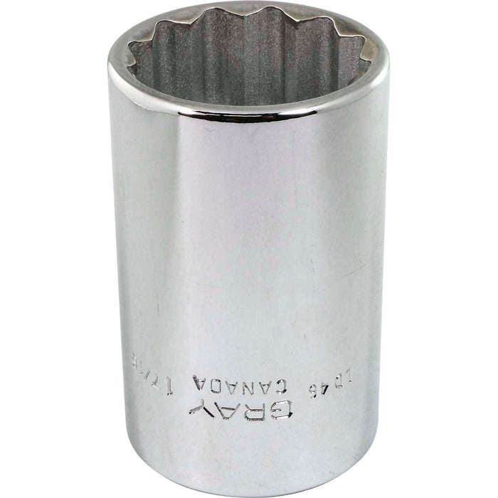 Douille chromée longue à prise 1/2" (12 pans x 1-7/16")