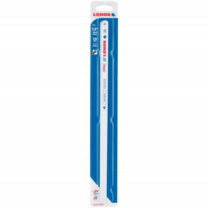 Lame de scie à métaux 12" 18 TPI - Paquet de 2