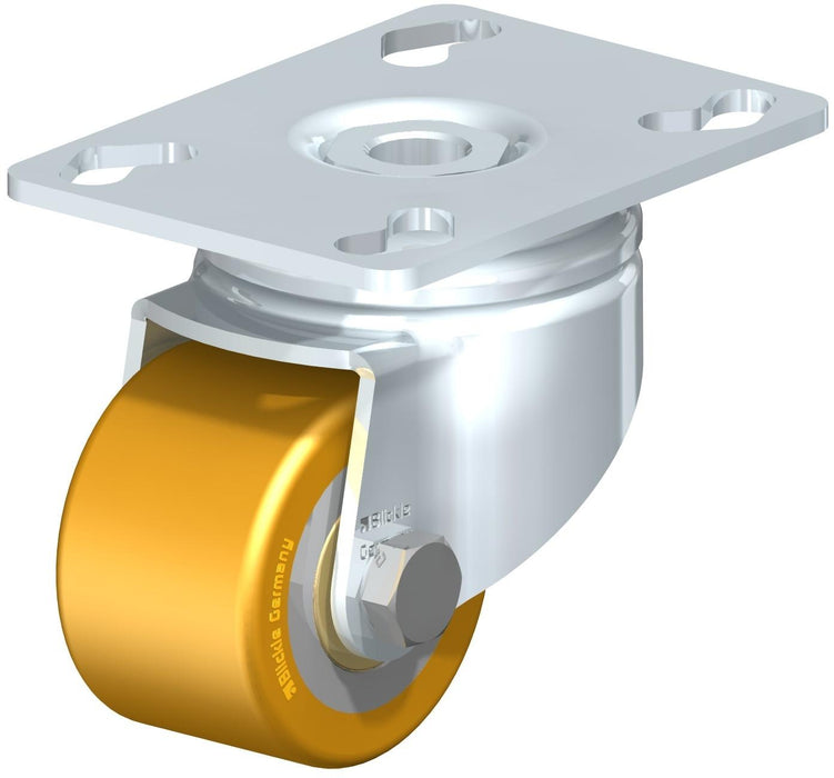Roulette pivotante 2" en polyuréthane, capacité 330 lb
