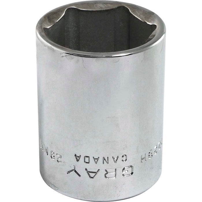 Douille chromée régulière à prise 1/2" (6 pans x 29 mm)