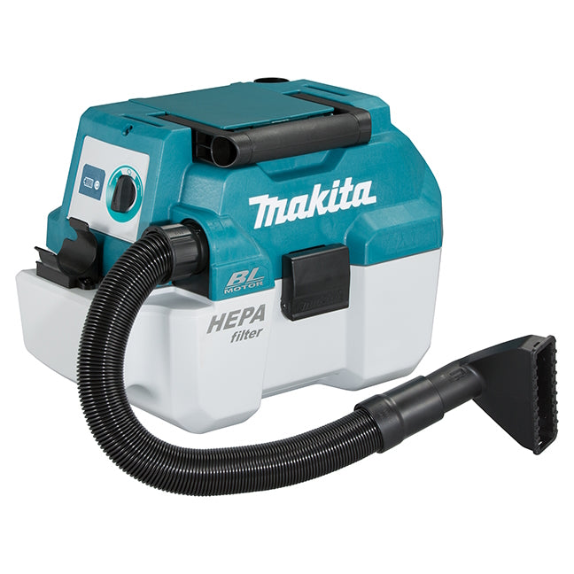 Aspirateur portatif sec/humide sans fil 18V - Makita - Outil seul.