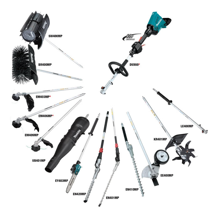 Tête motorisée multiaccessoire 36 V