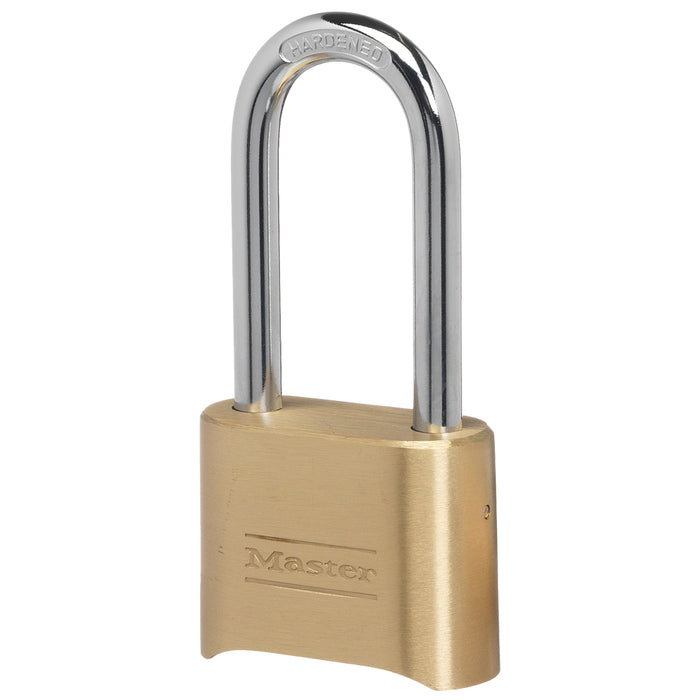 Cadenas à combinaison en laiton à arceau long