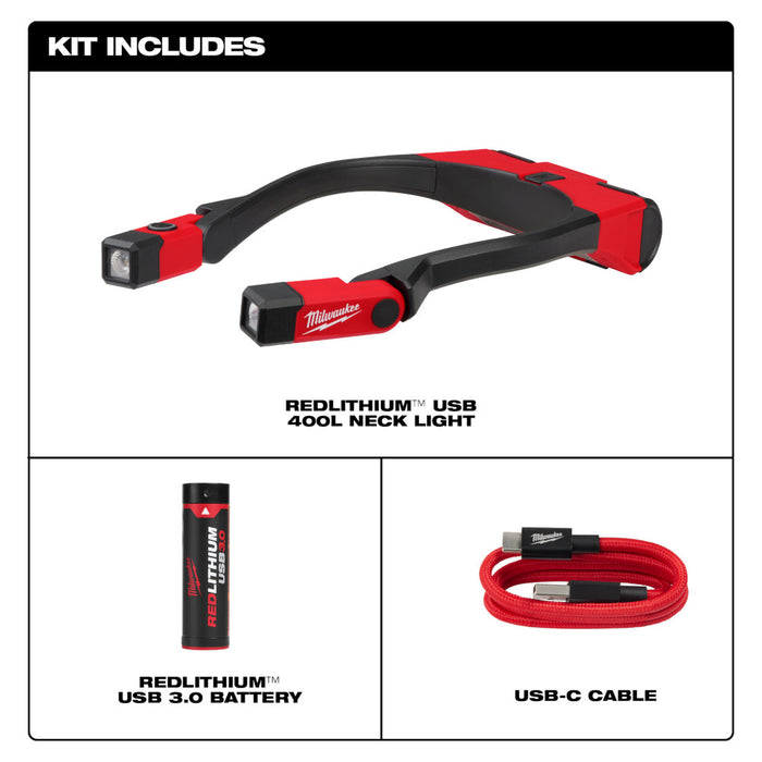 Lampe collier de 400 lumens