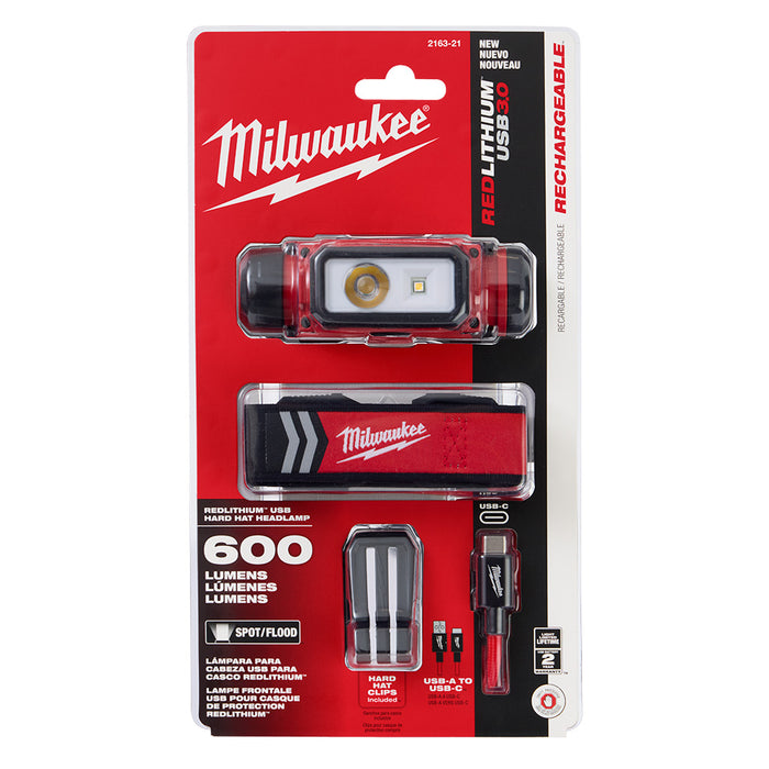 Lampe USB 600 lumens pour casque