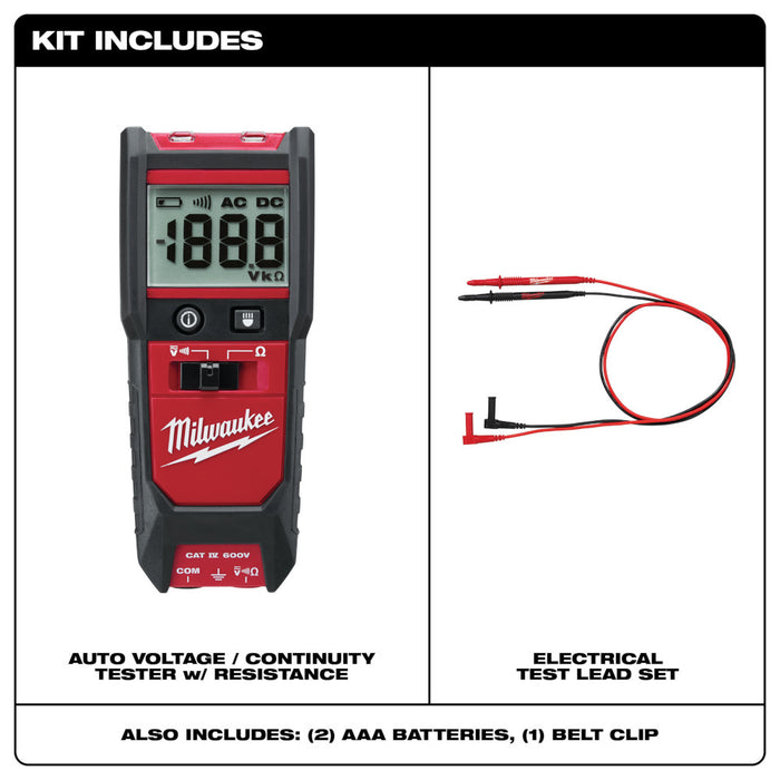 Multimètre pour voltage et résistance