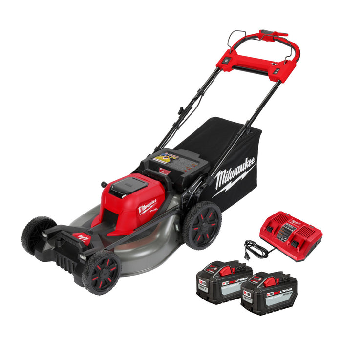 Ens. tondeuse M18 FUEL avec 2 batteries 12.0Ah