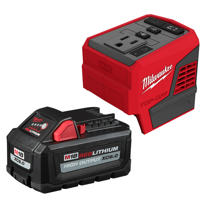 Ens. de convertisseur M18 et batterie, 6 Ah