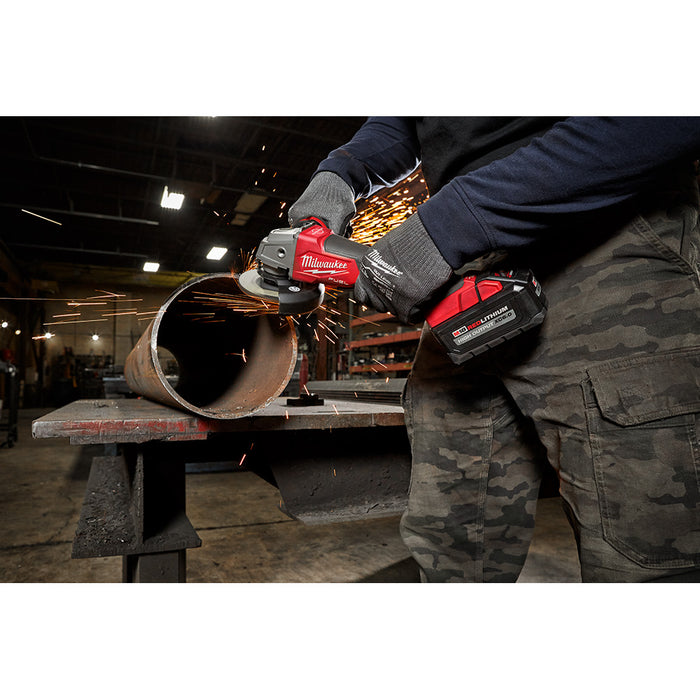 Ensemble de rectifieuse M18 4-1/2" - 5" avec interrupteur à palette