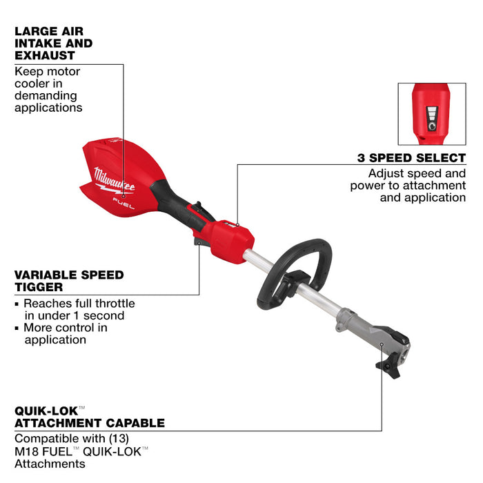 Tête motorisée QUIK-LOK M18 FUEL