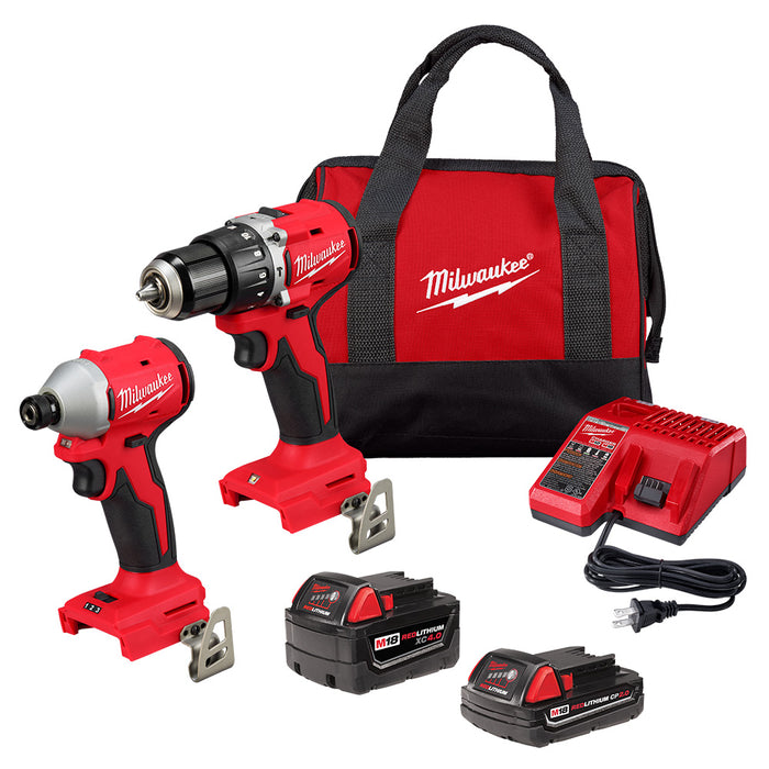 Ensemble de perceuse et visseuse compactes M18