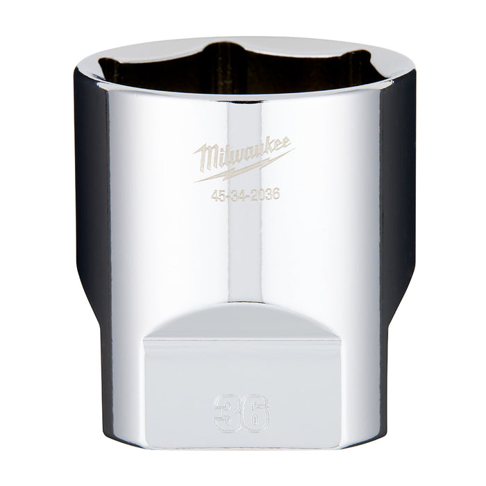 Douille standard (36mm, prise 1/2") à 6 pans