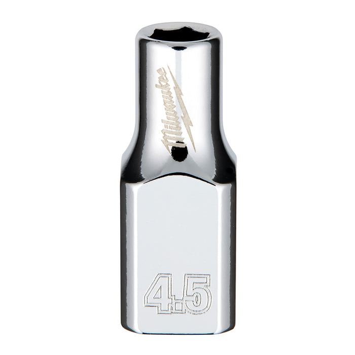 Douille 6 pans standard à 4 côtés (4.5 mm, prise 1/4")