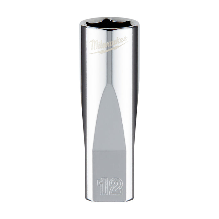 Douille profonde (12mm, prise 1/4") à 6 pans