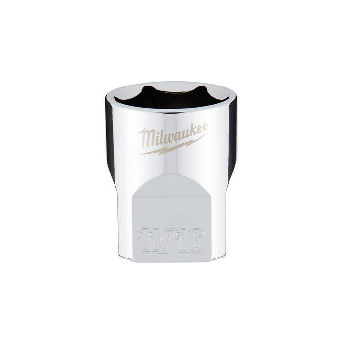 Douille standard (11/16", prise 3/8") à 6 pans