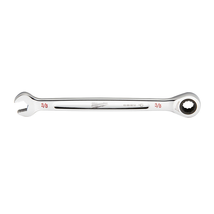 Clé à cliquet combinée plate 3/8"
