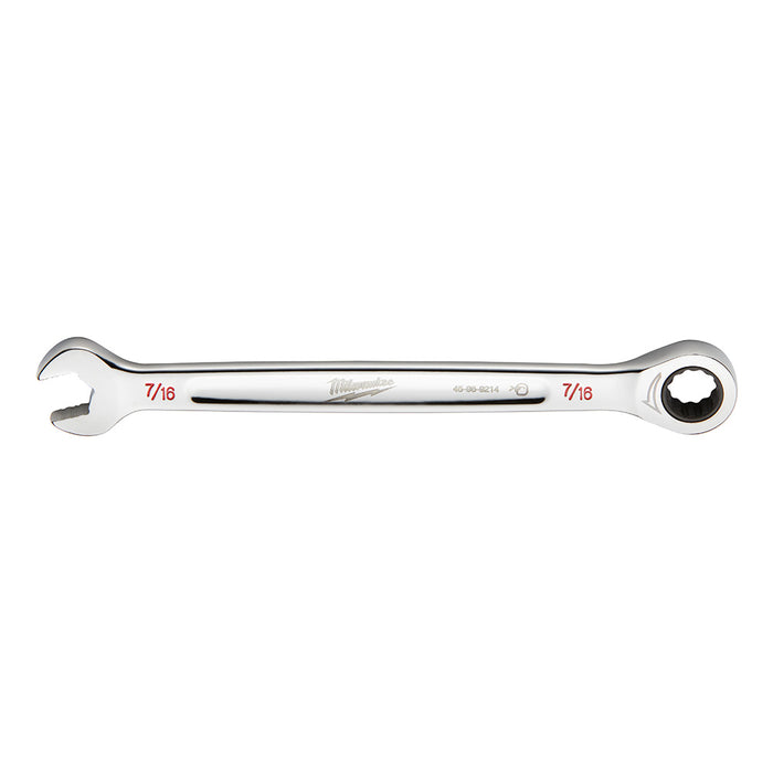 Clé à cliquet combinée plate 7/16"