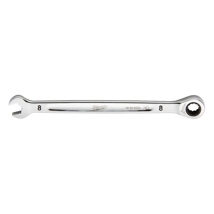 Clé à cliquet combinée plate 8mm