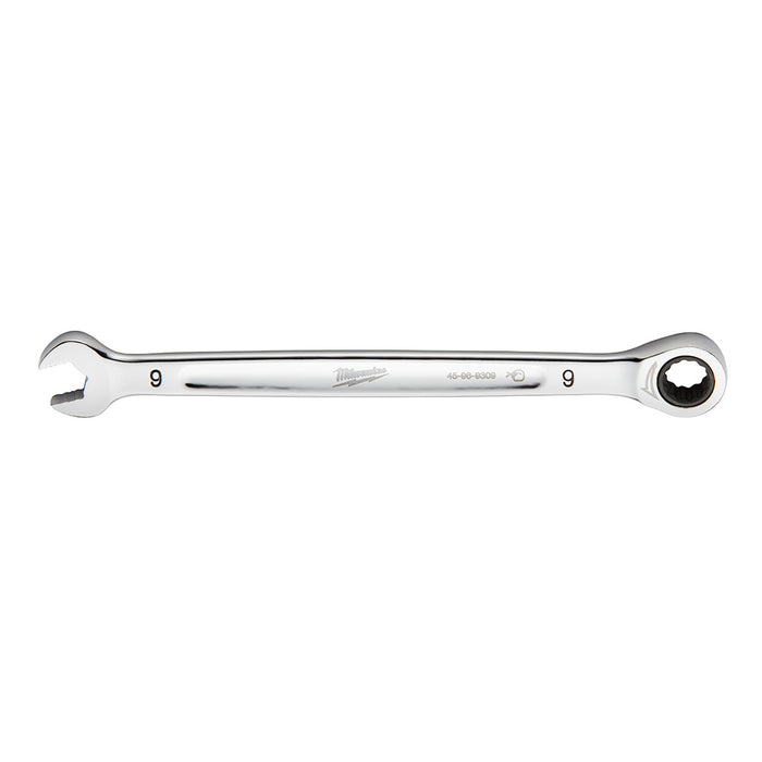 Clé à cliquet combinée plate 9mm