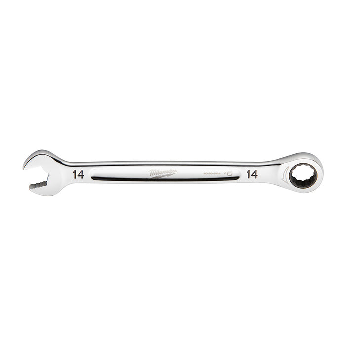 Clé à cliquet combinée plate 14mm