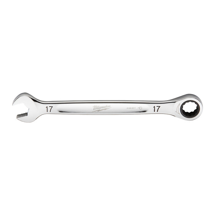 Clé à cliquet combinée plate 17mm